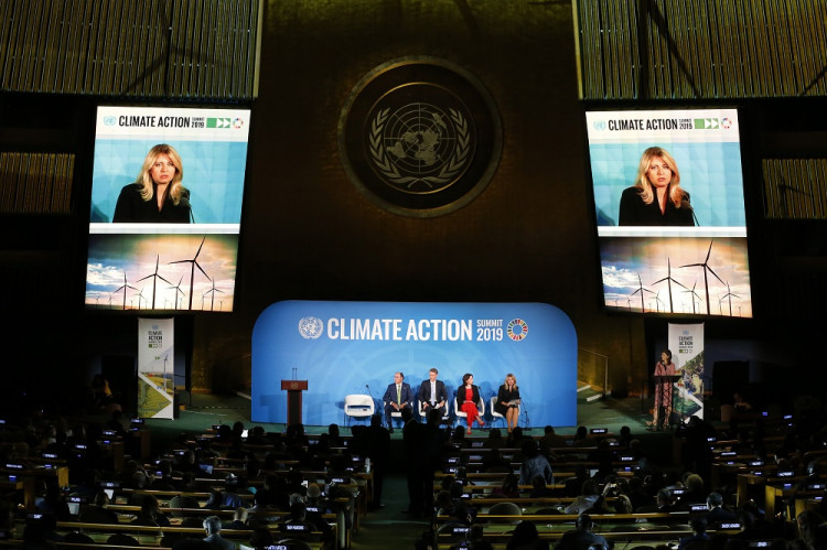 Čaputová na klimatickom summite: Žijeme v najlepších časoch, ale neplatíme planéte účty