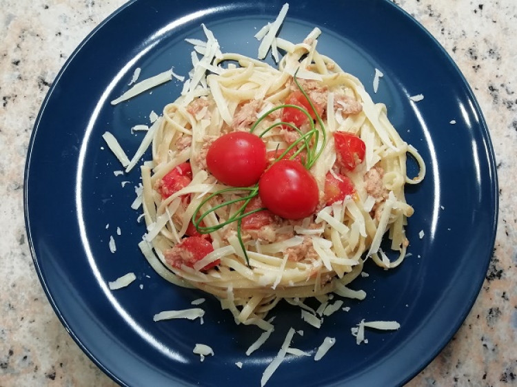 Cestoviny s tuniakom a cherry paradajkami, najlepší recept