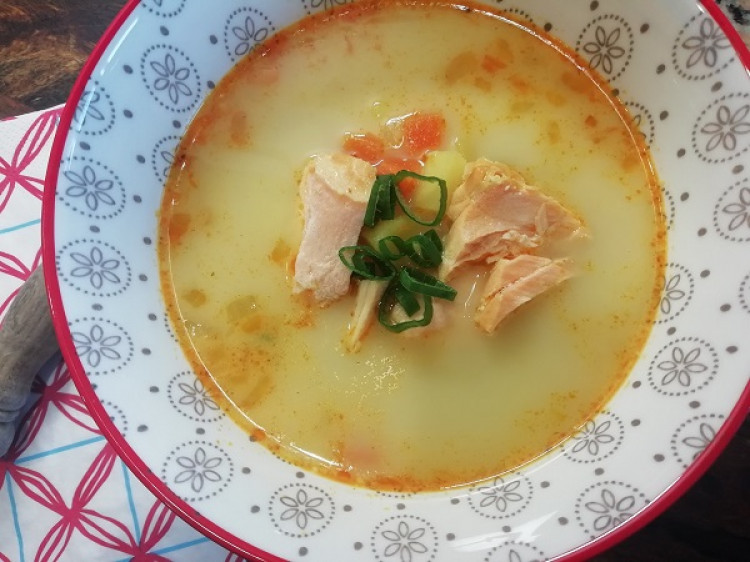 Najlepšia krémová lososová polievka so zeleninou, RECEPT originál