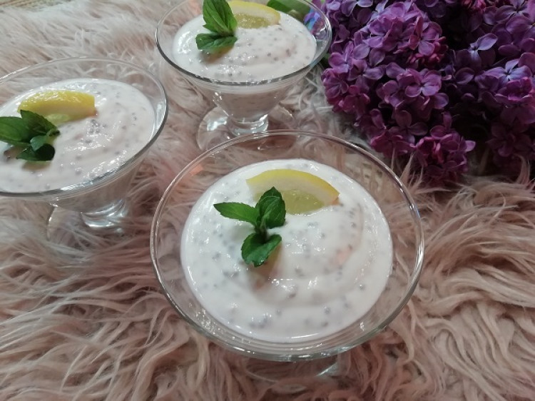 Najjednoduchší chia puding s jogurtom, skvelý a zdravý RECEPT