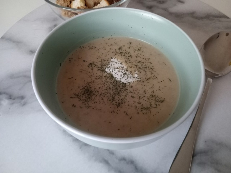 Výborná krémová šampiňónová polievka, overený recept