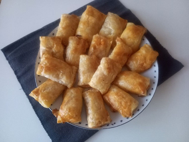 Pizza taštičky z lístkového cesta, najlepší recept