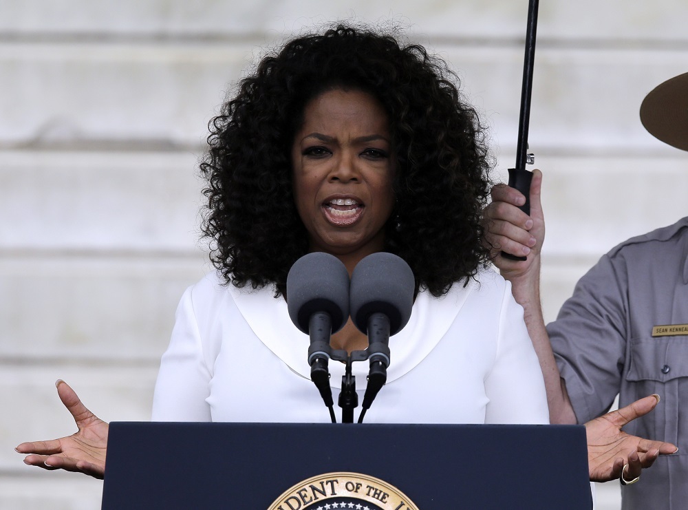 Aktivistka Oprah Winfrey.  Foto - TASR/AP 
