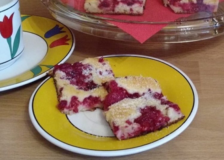 Jogurtový koláč s ovocím. Fotka - Miriam Zsilleová