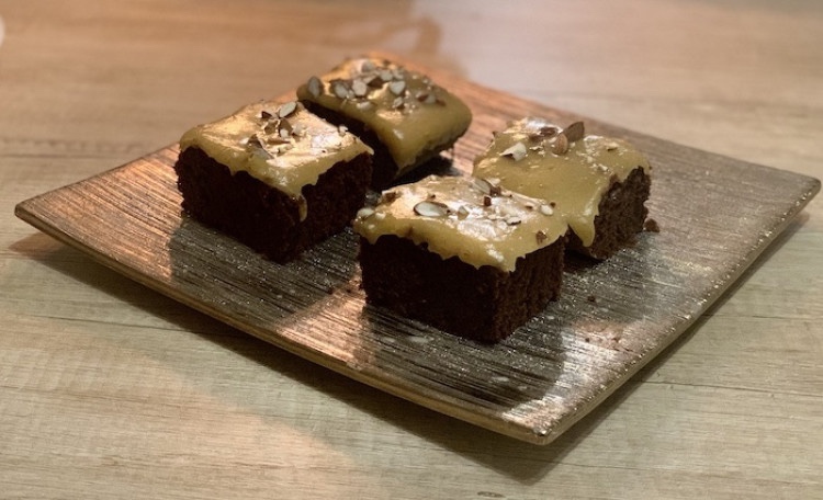 Čokoládovo mandľový koláč. Fotka - Redakcia Žien v meste