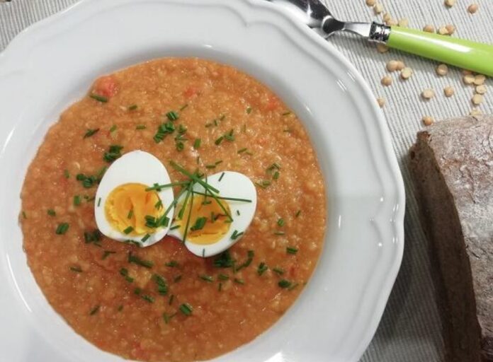 Hrachový prívarok so zemiakmi, overený recept. Foto - Nela