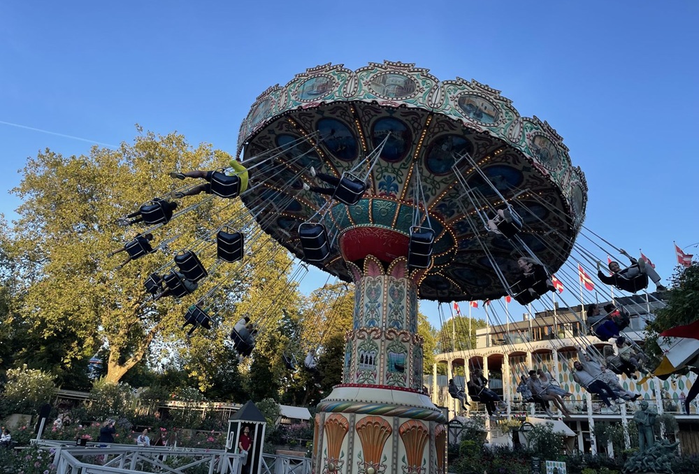 Zábavný park Tivoli v Kodani.  Foto - Lucia Fränklová