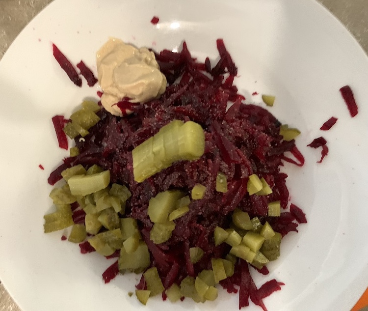 Jednoduchý cviklový šalát 2. Fotka - Andrea Bunčeková