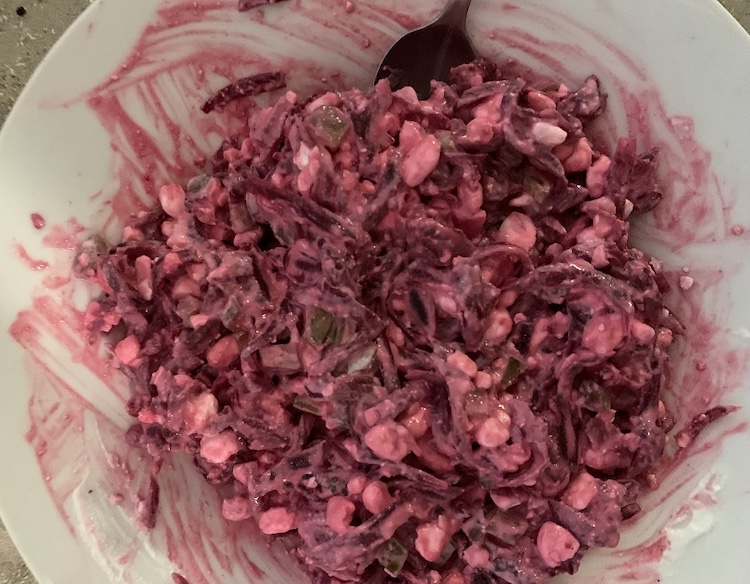 Jednoduchý cviklový šalát 3. Fotka - Andrea Bunčeková