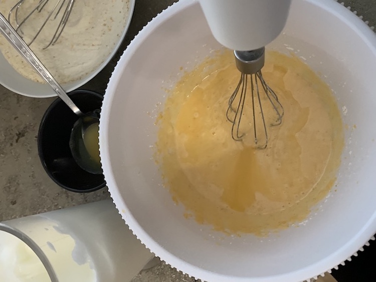 Čokoládovo mandľový koláč 2. Fotka - Andrea Bunčeková