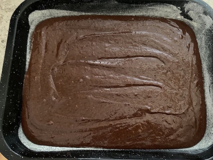Čokoládovo mandľový koláč 6. Fotka - Andrea Bunčeková