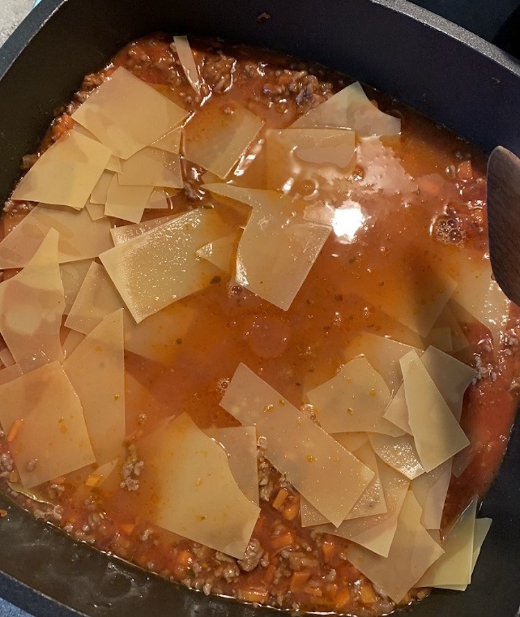 Lasagne s mletým mäsom. Fotka - Andrea Bunčeková