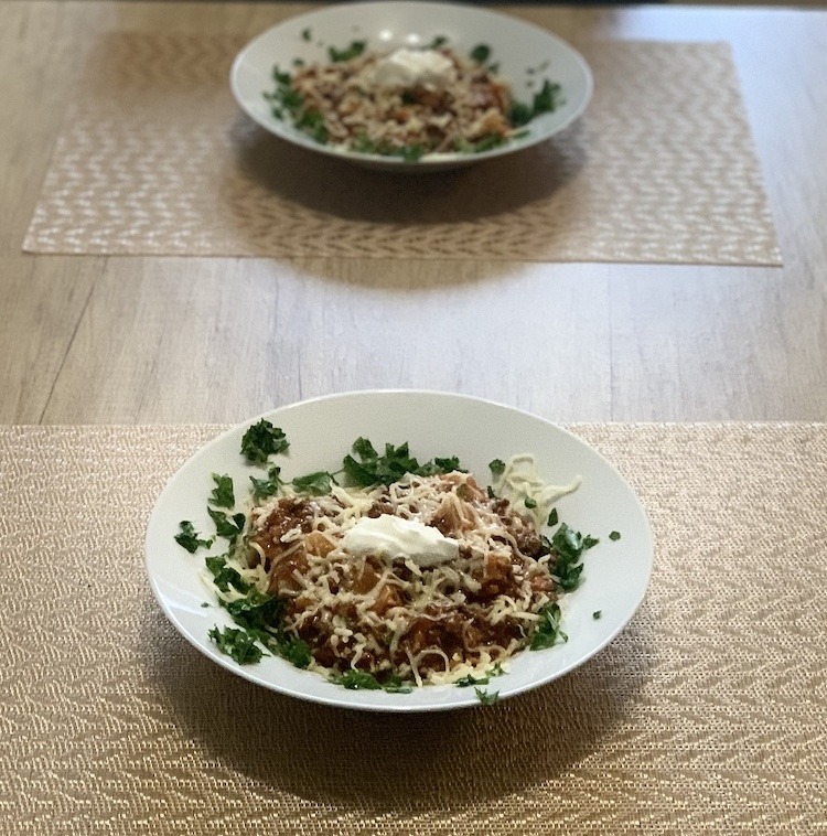 Lasagne s mletým mäsom. Fotka - Andrea Bunčeková