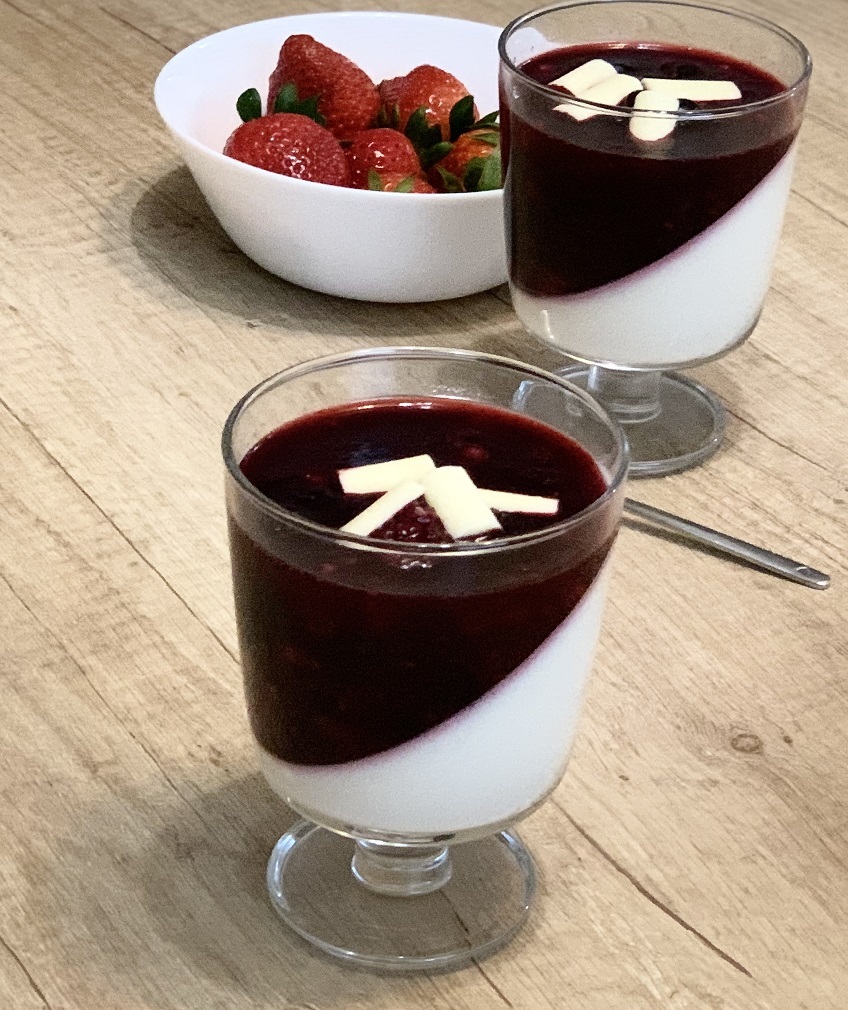 Panna Cotta.  Foto - Andrea