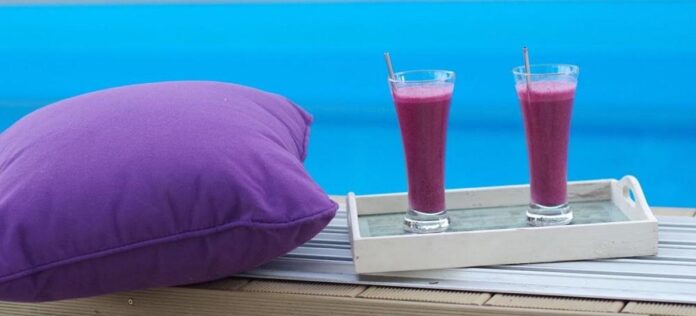 Čučoriedkový koktail. Fotka - Małgorzata Wojcieszyńska