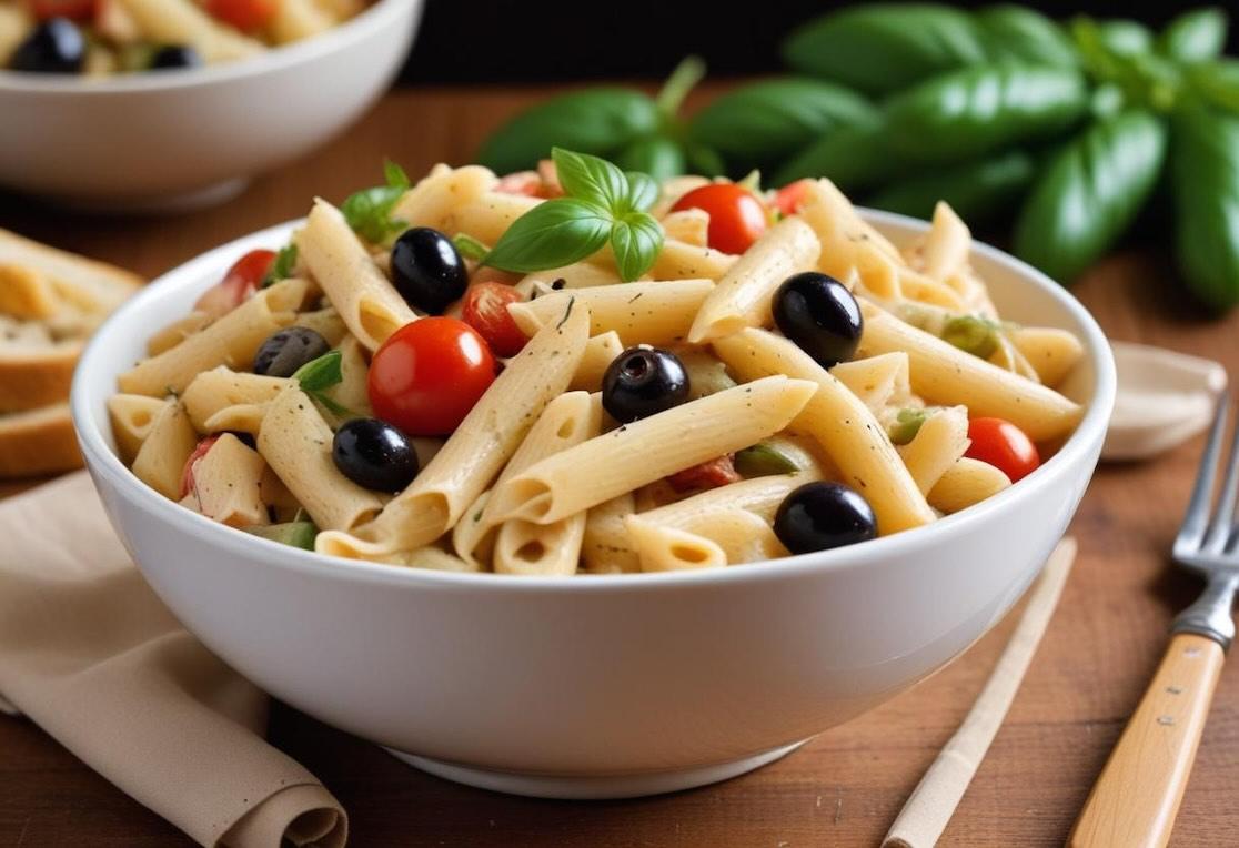 Jednoduchý studený cestovinový šalát – Recept na osviežujúci šalát