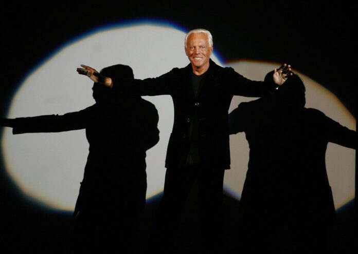 Zomrel Giorgio Armani (11. 7. 1934 – 4. 9. 2025). Foto - TASR/AP