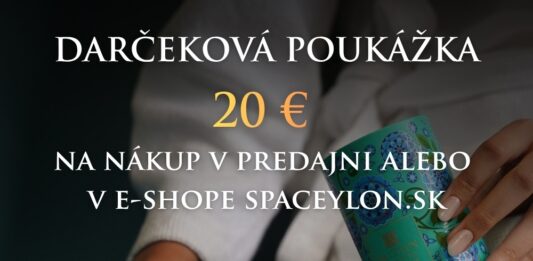 Darčeková poukážka SPA CEYLON - 20 eur