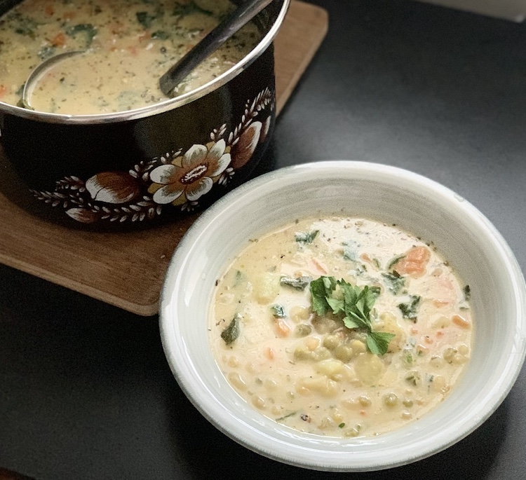 Hrášková polievka na kyslo 8. Fotka - Andrea Bunčeková