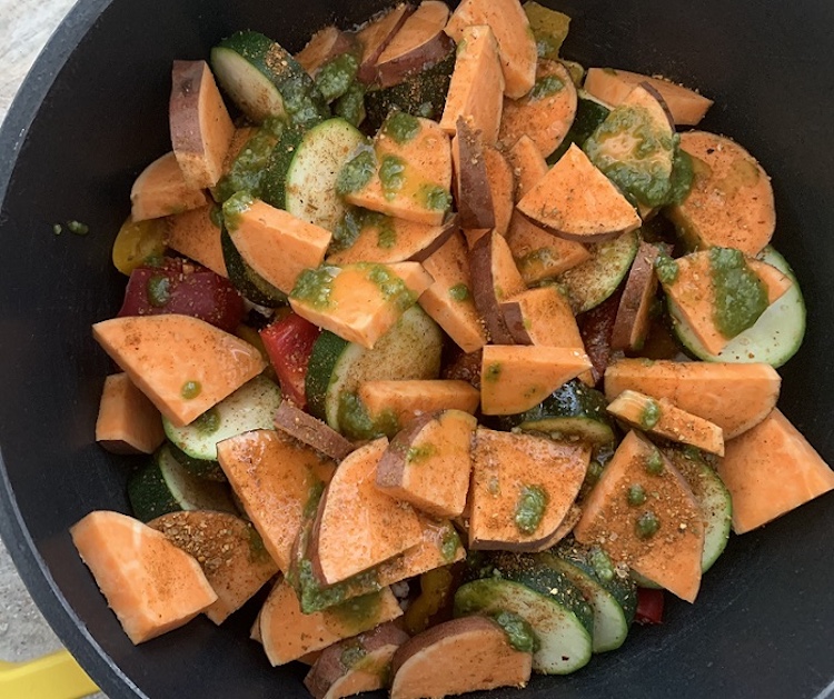 Zeleninové špízy s tofu 4. Fotka - Andrea Bunčeková