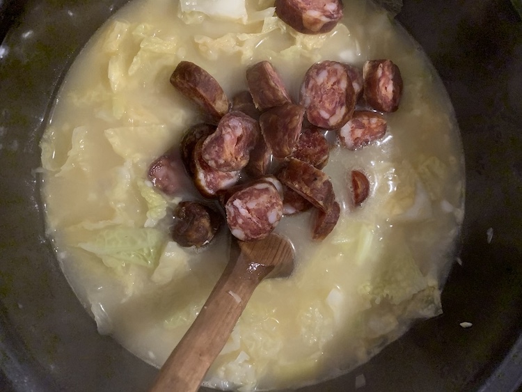 Kelová polievka s klobásou 6. Fotka - Andrea Bunčeková