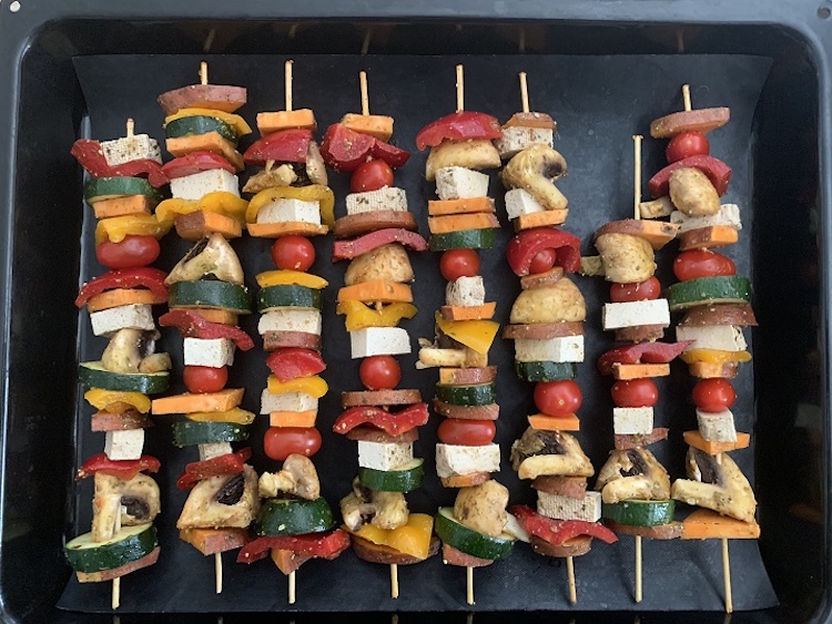 Zeleninové špízy s tofu 6. Fotka - Andrea Bunčeková