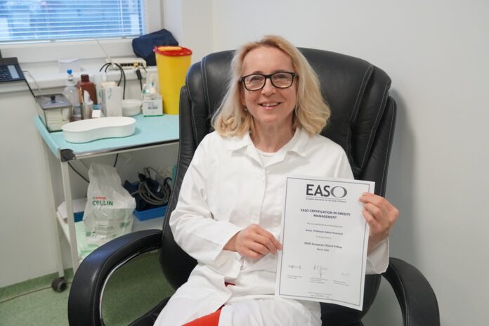 Slovensko má prvú európsku odborníčku na manažment obezity. je ňou Adela Penesová. Foto - SAV