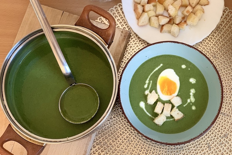 Krémová špenátová polievka 6. Fotka - Andrea Bunčeková