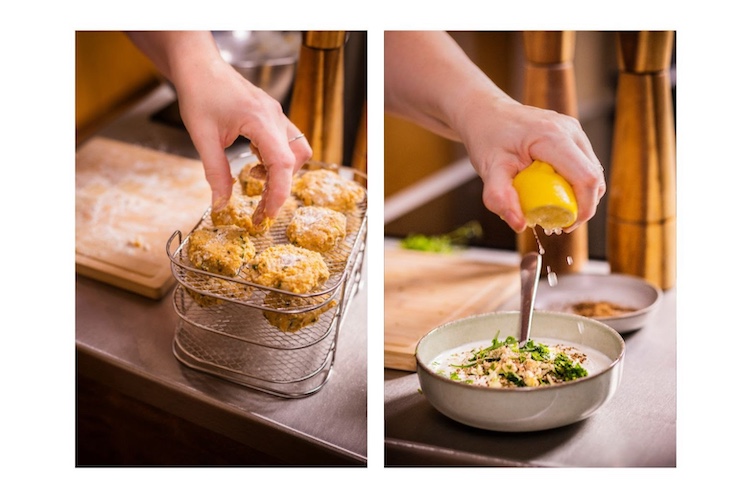 Falafel s bylinkovým dipom 2. Fotka - Beko