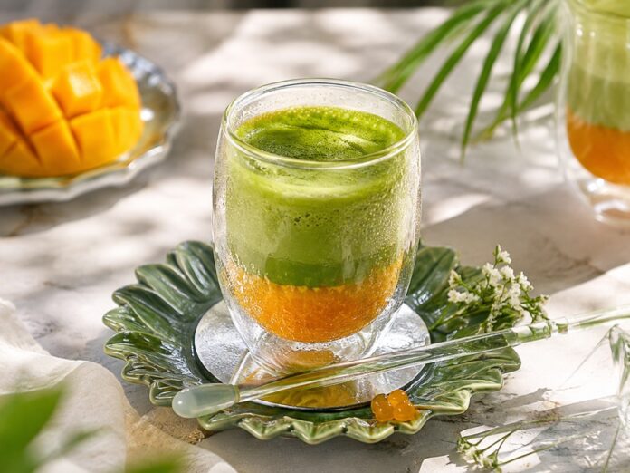 Mango matcha bubble tea: Letný hit, ktorý si pripravíte aj doma. Ilustračné foto cez AI
